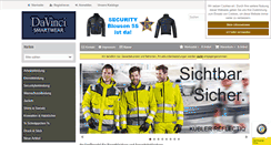 Desktop Screenshot of davinci-smartwear.com